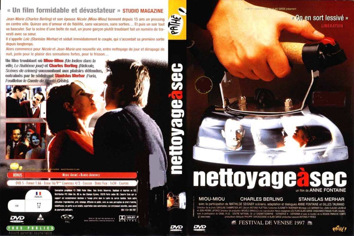 Jaquette DVD Nettoyage  sec